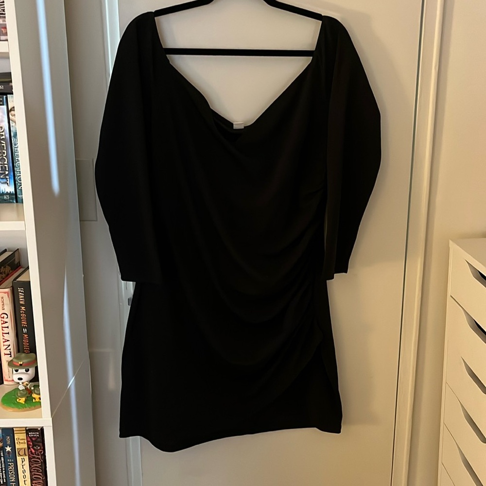 Elegant Black Off-Shoulder Dress